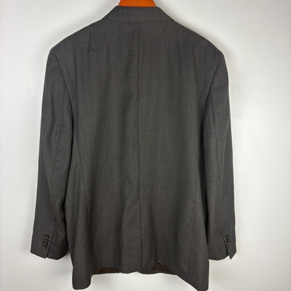 Banana Republic Men's 46R Gray Wool Blend Suit Jacket Blazer Formal Business - Picture 3 of 7